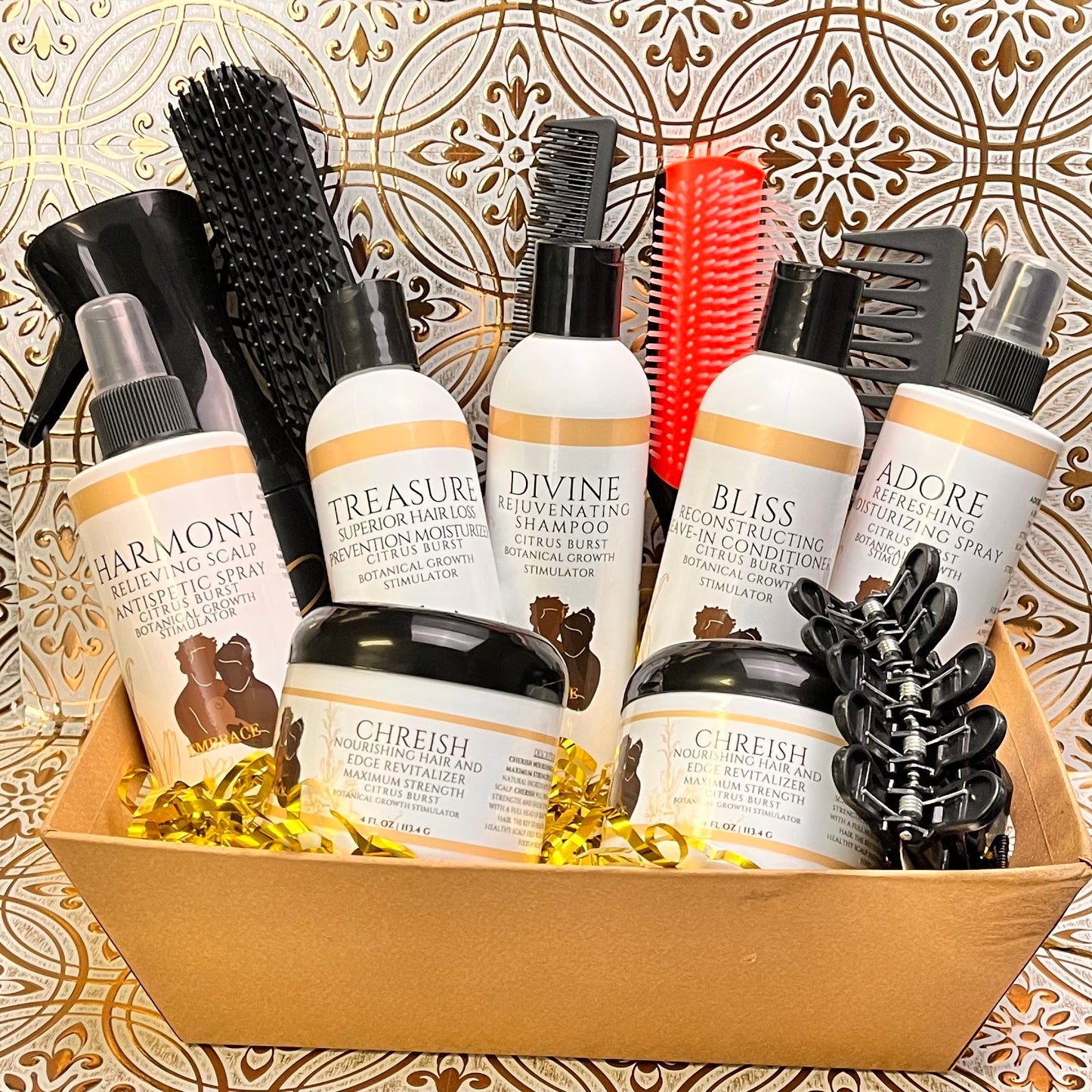 Complete natural hair Growth System. Healthier hair